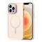  iPhone 12 / 12 Pro Skal MagSafe Hybrid Matt Rosa