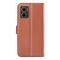  Xiaomi Redmi 10 5G Fodral Litchi Läder Brun