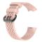  Ihåligt Silikon Armband Fitbit Charge 4/3 (L) Ljus Rosa
