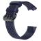  Ihåligt Silikon Armband Fitbit Charge 4/3 (L) Mörk Blå