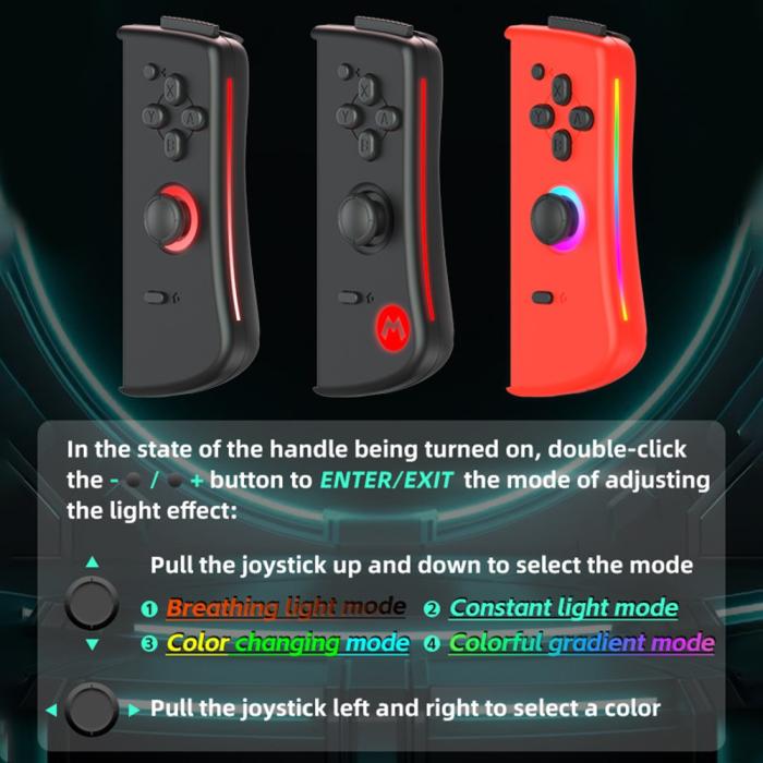 Bild 3, DATA FROG DATA FROG Nintendo Switch Joy-Con Kontroll Svart