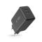 Tech-Protect Tech-Protect 45W PD 2x USB-C Väggladdare Svart