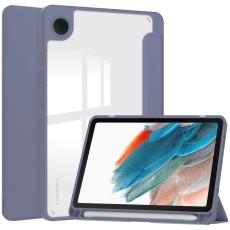  Samsung Galaxy Tab A9 Fodral Hybrid Pennh&aring;llare Lila