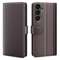  Samsung Galaxy A15 5G Fodral Premium &Auml;kta L&auml;der Brun