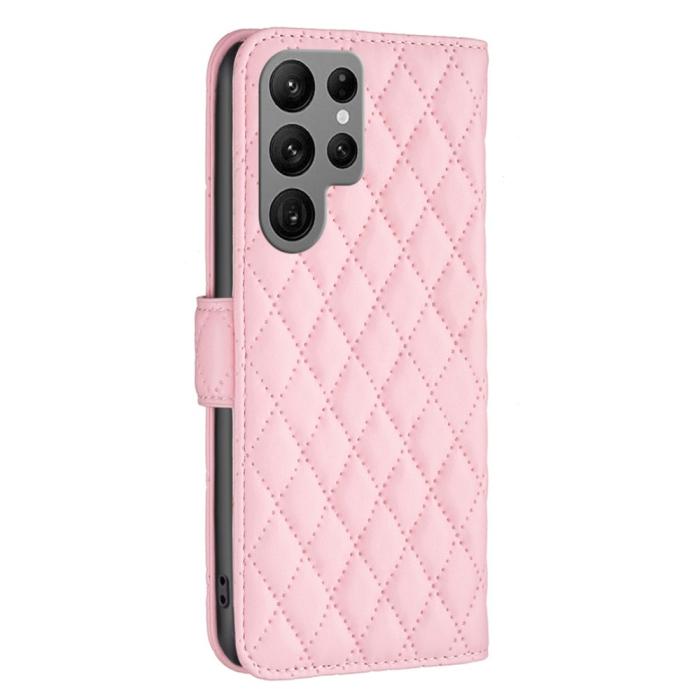 Bild 5,  Samsung Galaxy S25 Ultra Fodral Diamond Läder Rosa
