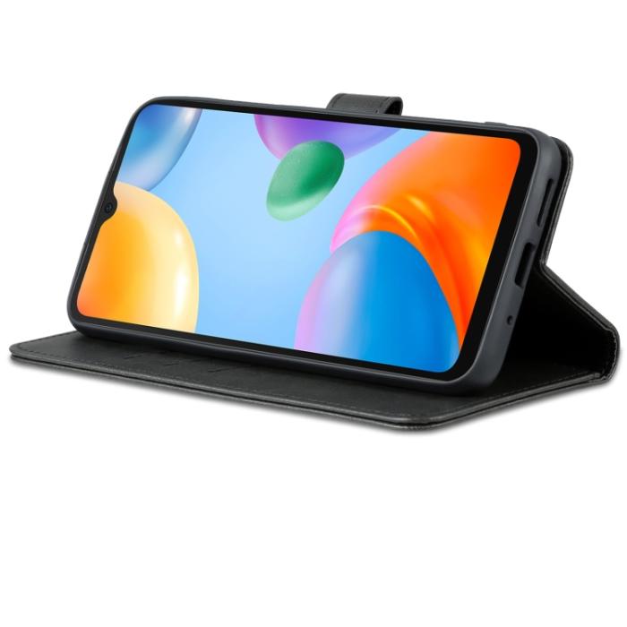 Bild 4, AZNS AZNS Xiaomi Redmi 10C Fodral Läder Svart