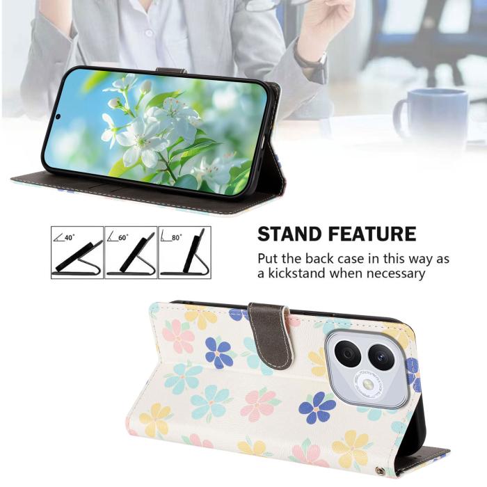 Bild 2,  Honor 400 Lite Fodral Med Tryck Färgglada Blommor