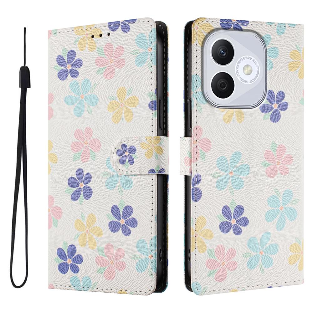  Honor 400 Lite Fodral Med Tryck Färgglada Blommor