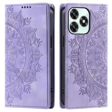  Honor X5c Plus Fodral Flip Mandala L&auml;der Lila