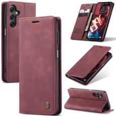 CASEME CASEME Samsung Galaxy A16 Fodral Flip Retro L&auml;der R&ouml;d