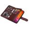  iPhone 15 Plus 9-korts 2in1 Magnet/Fodral Brun