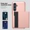  Samsung Galaxy A55 5G Skal Hybrid Med Kortfack Army Green