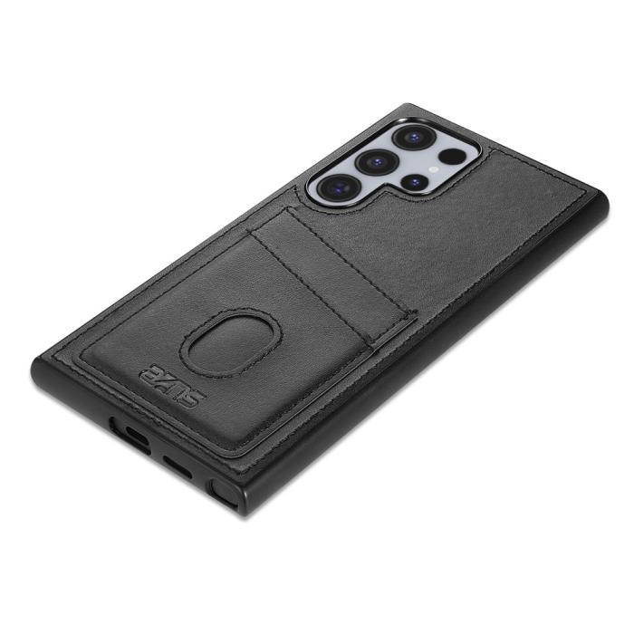 Bild 3, AZNS AZNS Samsung Galaxy S26 Ultra Skal Med Kortfack Läder Svart