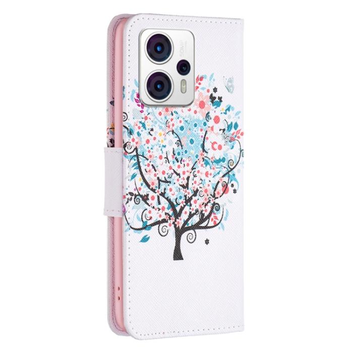 Bild 3,  Motorola Moto G13 / G23 / G53 5G Fodral Med Tryck Träd