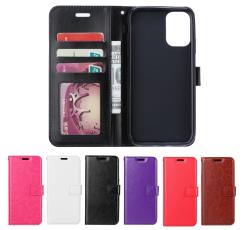  Huawei P Smart 2021 - Crazy Horse Fodral - Vit