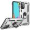  Samsung Galaxy A52 / A52s - Hybrid Armor Ring Skal - Silver