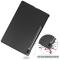  Samsung Galaxy Tab S7 FE / S7 Plus / S8 Plus Fodral Tri-Fold Svart