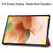  Samsung Galaxy Tab S7 FE / S7 Plus / S8 Plus Fodral Tri-Fold Röd