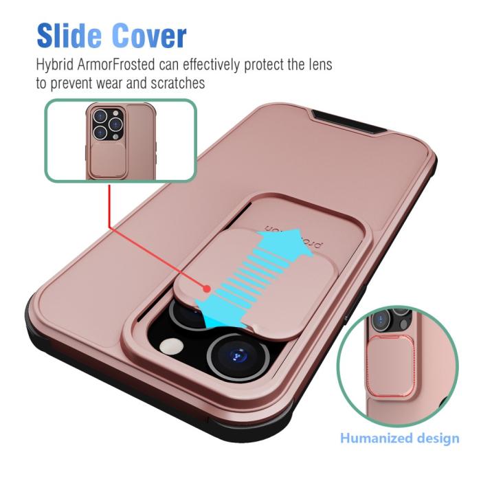 Bild 6,  iPhone 13 Pro Max - CamShield Hybrid Skal - Roséguld