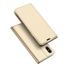 DUX DUCIS iPhone Xs Max - DUX DUCIS Pl&aring;nboksfodral - Guld