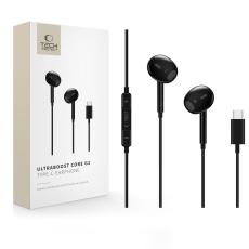 Tech-Protect Tech-Protect In-Ear H&ouml;rlurar USB-C UltraBoost Svart
