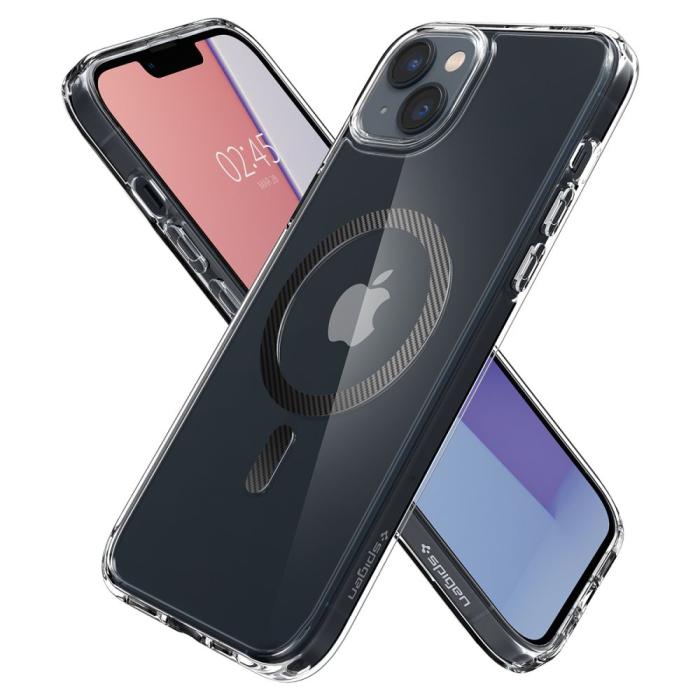 Bild 6, Spigen Spigen iPhone 15 Plus / 14 Plus Skal Ultra Hybrid Mag MagSafe Kolfiber