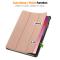  Lenovo Tab P12 Fodral Tri-Fold Läder Roséguld