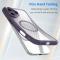  iPhone 16 Plus Skal Hybrid Kolfiber Textur MagSafe Lila