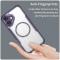  iPhone 16 Plus Skal Hybrid Kolfiber Textur MagSafe Lila