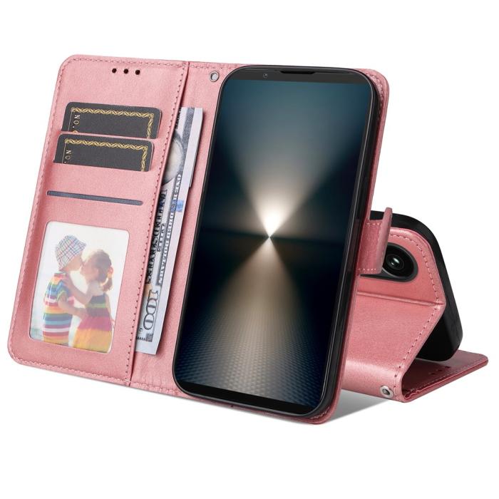 Bild 2,  Sony Xperia 1 VII Fodral Läder Roséguld