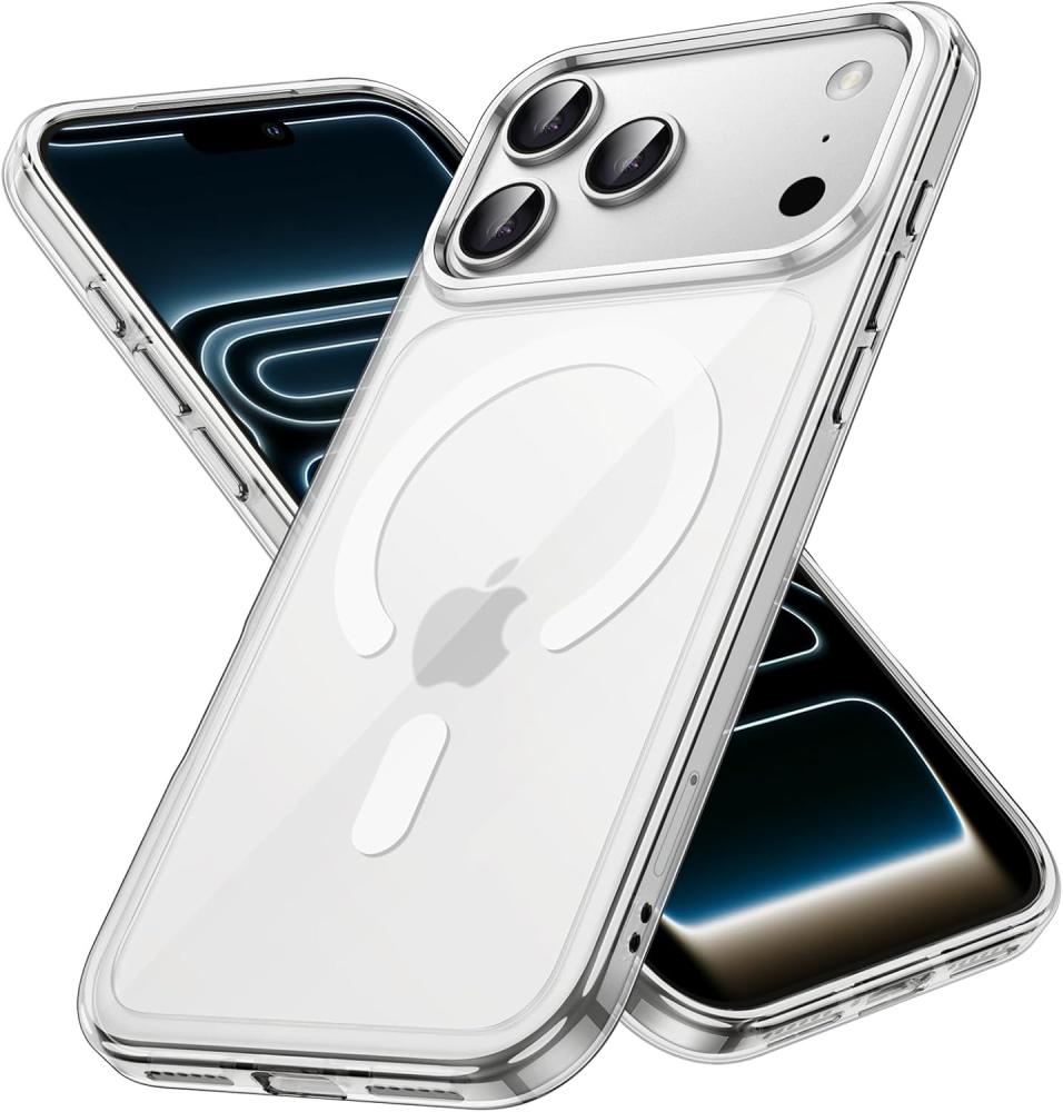  iPhone 17 Pro Max MagSafe Skal Transparent - Premium
