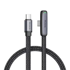 MCDODO Mcdodo 1.2m 65W PD USB-C - USB-C Elbow Kabel Svart
