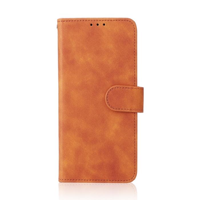 Bild 2,  Xiaomi 12 Fodral Skin Touch Läder Brun