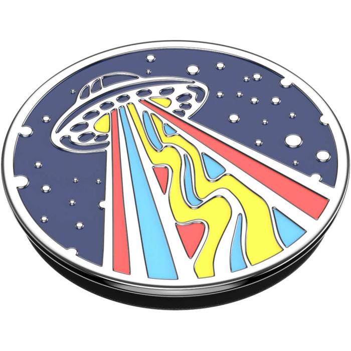Bild 4, PopSockets PopSockets Avtagbart Grip med Ställfunktion Premium Enamel Outta This World Navy