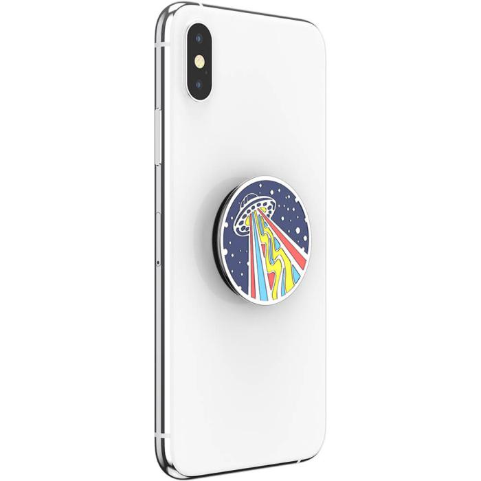 Bild 8, PopSockets PopSockets Avtagbart Grip med Ställfunktion Premium Enamel Outta This World Navy
