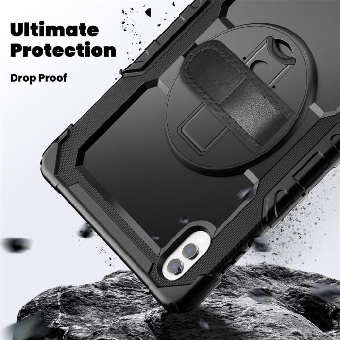 Bild 3,  Galaxy Tab S11 Ultra Skal 360 Shockproof Hybrid Kickstand Svart
