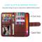  iPhone 15 Plus 9-korts 2in1 Magnet/Fodral Brun