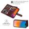  iPhone 15 Plus 9-korts 2in1 Magnet/Fodral Brun