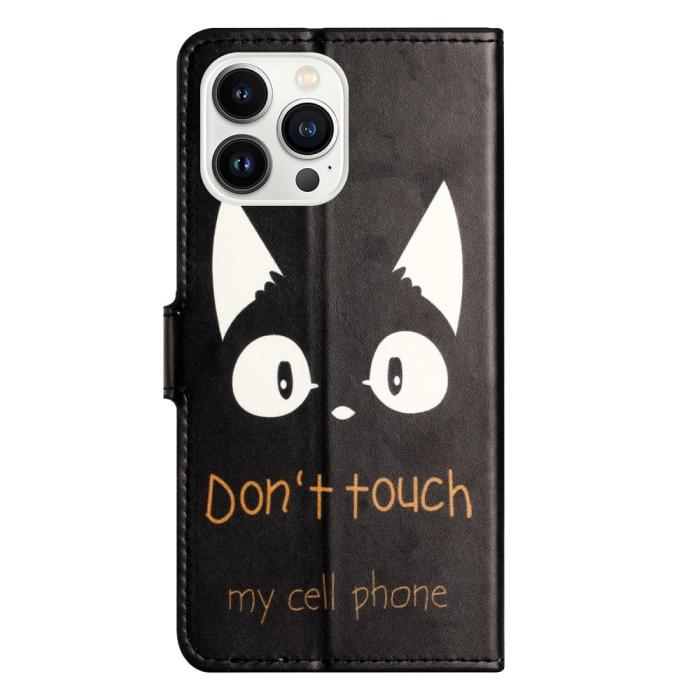 Bild 5,  iPhone 16 Pro Max Fodral Med Tryck Dont Touch Katt
