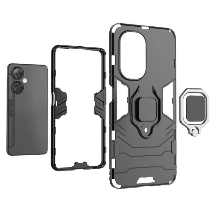 Bild 4,  OnePlus Nord CE 3 Lite 5G Skal Hybrid Armor Ring Svart