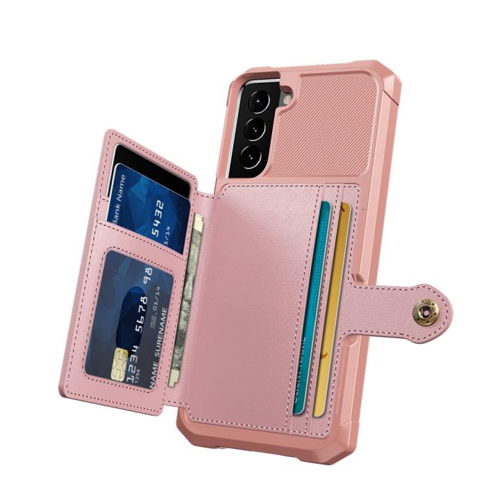 Bild 2,  Samsung Galaxy S22 Plus Skal Med Magnetisk Plånbok Roséguld