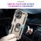  iPhone 16 Skal Shockproof Hybrid Ring Guld