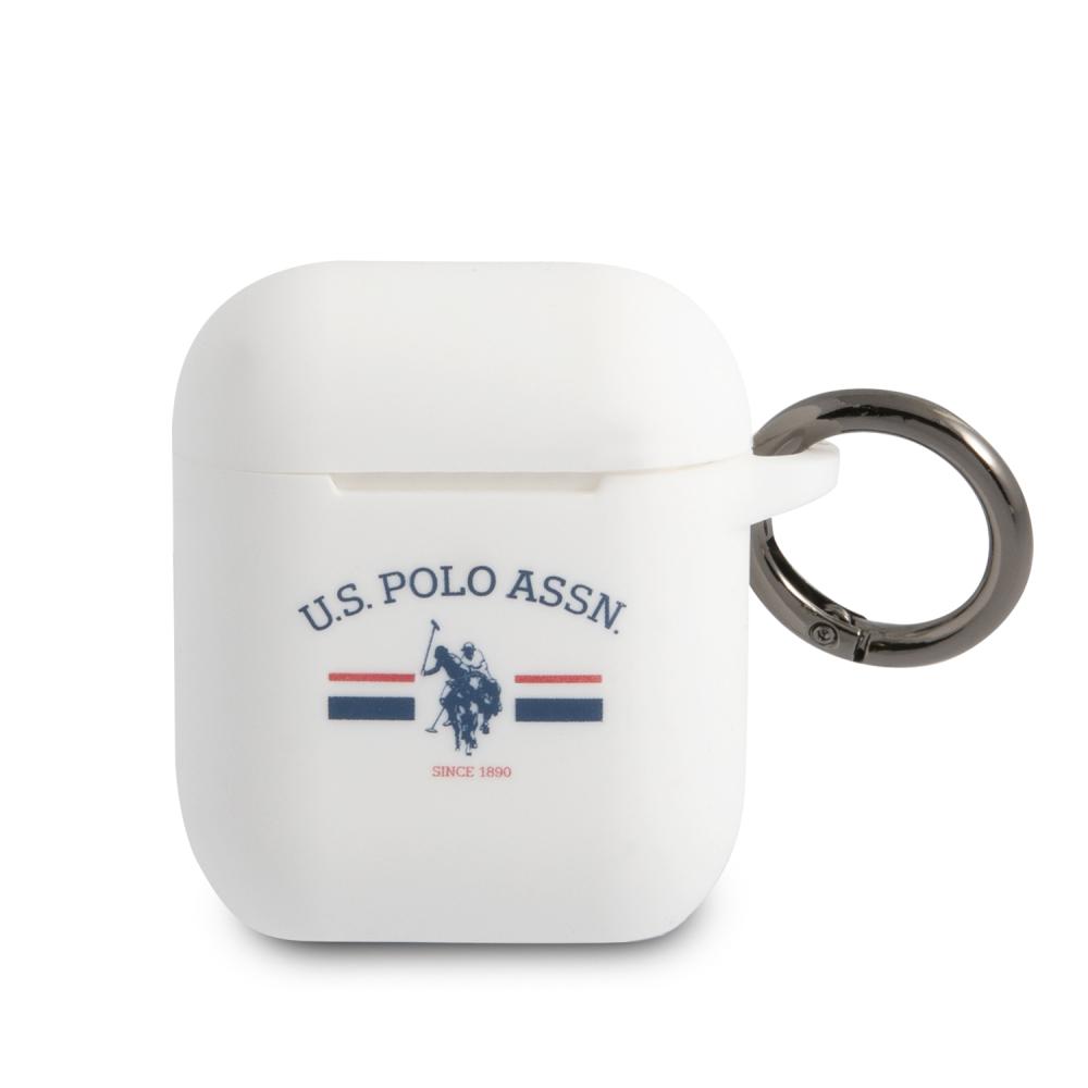 U.S Polo U.S. Polo Horses Flag AirPods Fodral Vit