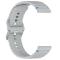  Klockarmband 20 mm Silikon Wave Design Grå