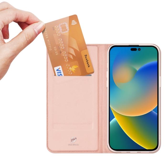 Bild 4, DUX DUCIS DUX DUCIS iPhone 14 Pro Max Fodral Skin Pro Roséguld