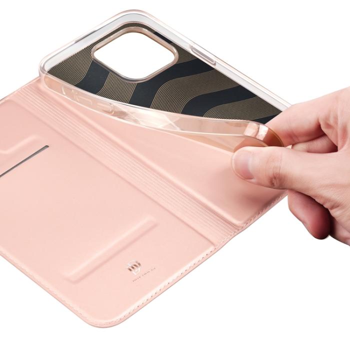 Bild 6, DUX DUCIS DUX DUCIS iPhone 14 Pro Max Fodral Skin Pro Roséguld
