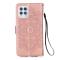  Motorola Moto G100 Fodral Läder Dream Catcher Roséguld