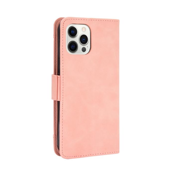 Bild 3,  iPhone 13 Pro Max - Fodral Med Avtagbart Kortfodral - Ljus Rosa