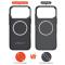Tech-Protect Tech-Protect iPhone 17 Pro Max Skal MagSafe ION Carbon Svart