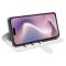  iPhone 16 Fodral Läder Crazy Horse Vit